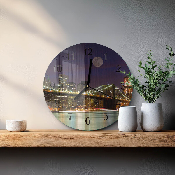 Orologio rotondo Ponte orizzontale