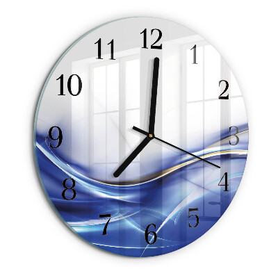 Orologio rotondo Linee astratte