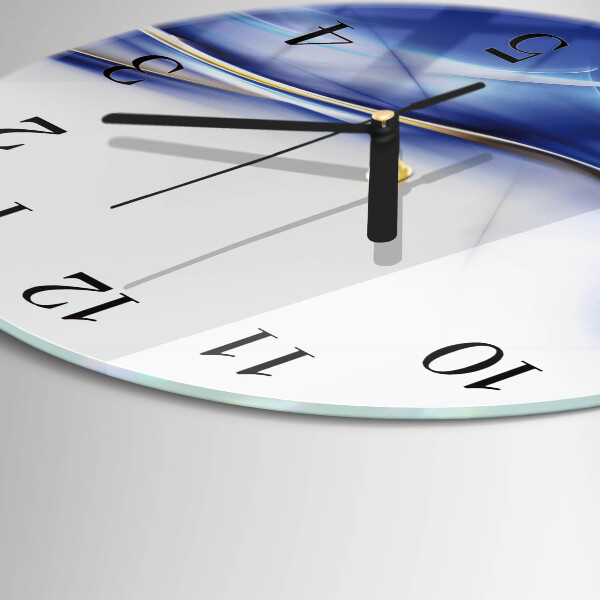 Orologio rotondo Linee astratte
