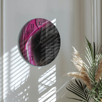 Orologio rotondo Linee astratte