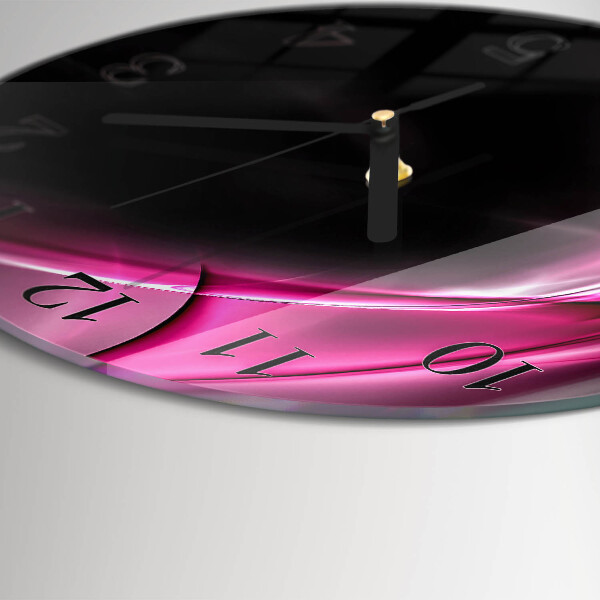 Orologio rotondo Linee astratte