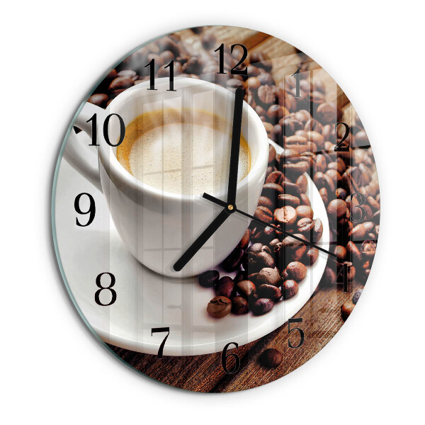 Orologio rotondo Tazza di caffè