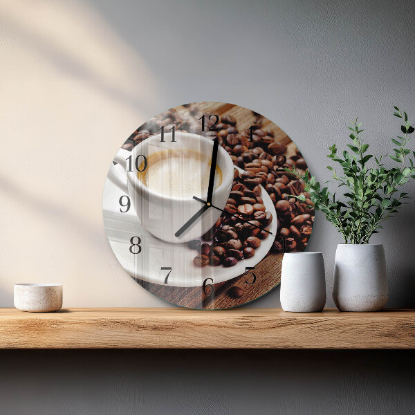 Orologio rotondo Tazza di caffè
