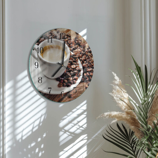 Orologio rotondo Tazza di caffè