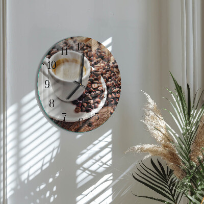 Orologio rotondo Tazza di caffè