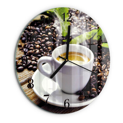 Orologio rotondo Tazza di caffè