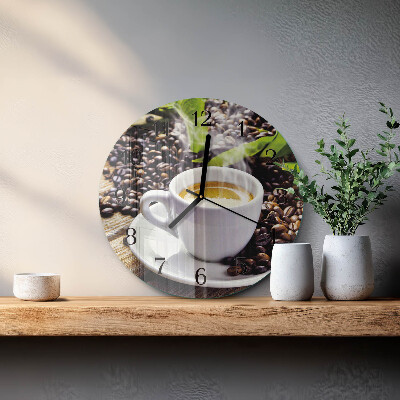Orologio rotondo Tazza di caffè