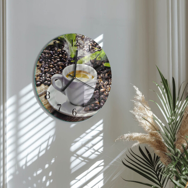 Orologio rotondo Tazza di caffè