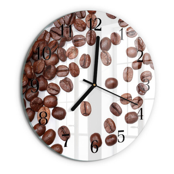 Orologio rotondo chicchi di caffè