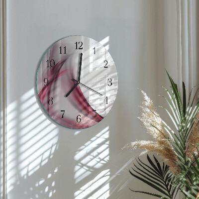 Orologio rotondo Linee astratte