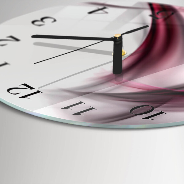 Orologio rotondo Linee astratte
