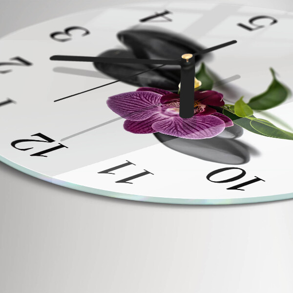 Orologio rotondo Orchidea
