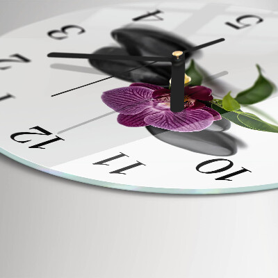 Orologio rotondo Orchidea