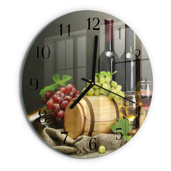 Orologio rotondo Uva per il vino