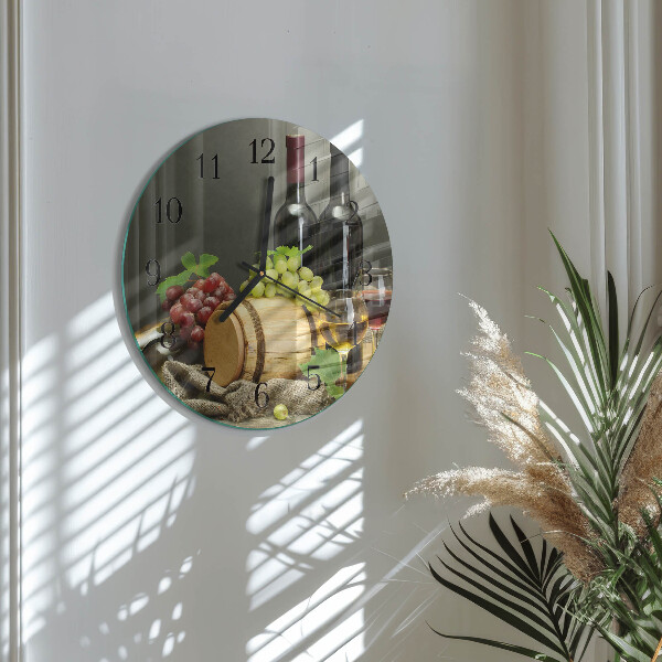 Orologio rotondo Uva per il vino