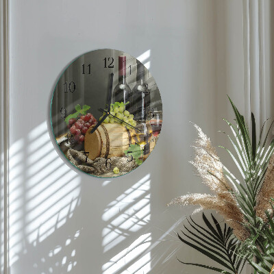 Orologio rotondo Uva per il vino