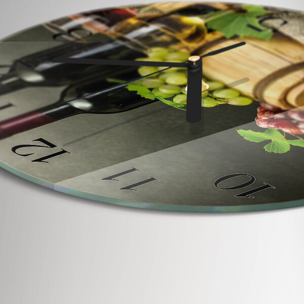 Orologio rotondo Uva per il vino