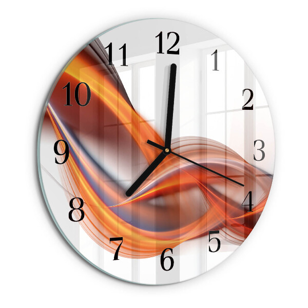 Orologio rotondo Fumo astratto