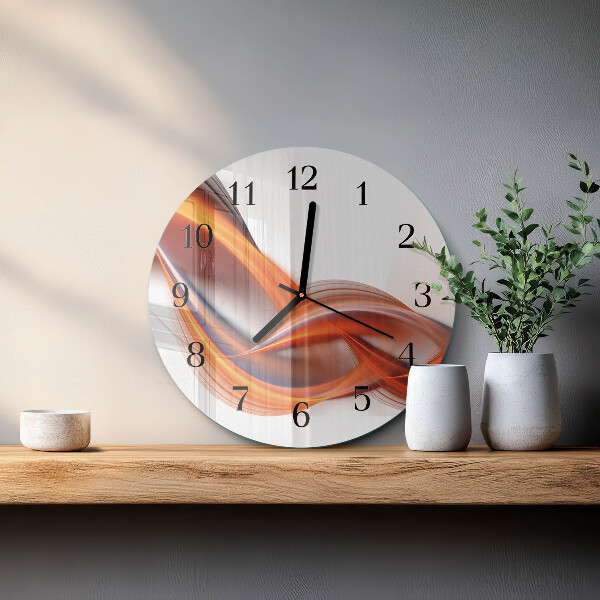 Orologio rotondo Fumo astratto