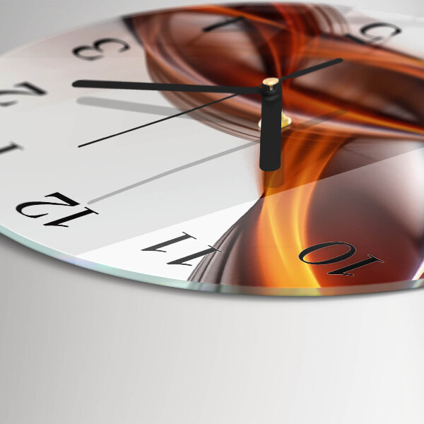 Orologio rotondo Fumo astratto