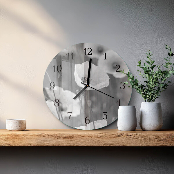 Orologio rotondo Papaveri