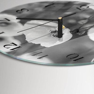 Orologio rotondo Papaveri
