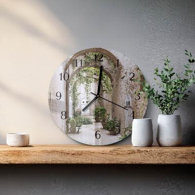 Orologio rotondo Piante da viale