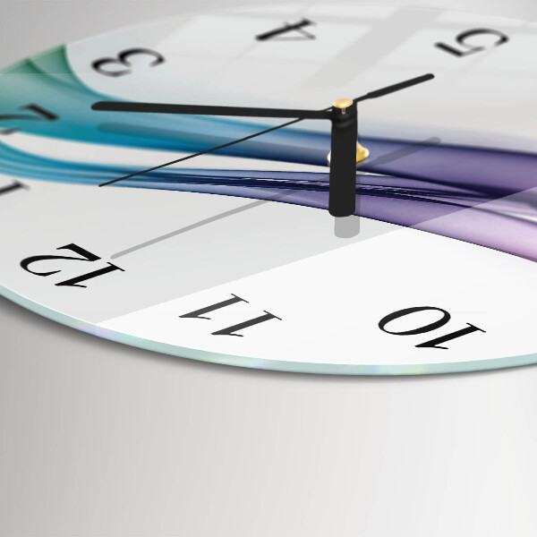 Orologio rotondo Linee astratte
