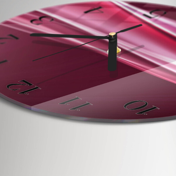 Orologio rotondo Linee astratte