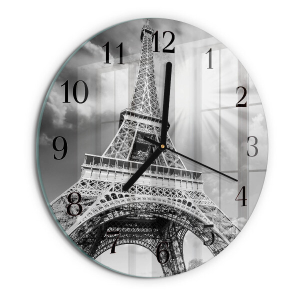 Orologio rotondo Torre Eiffel Parigi