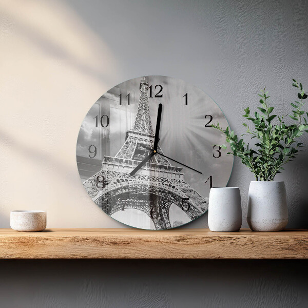 Orologio rotondo Torre Eiffel Parigi