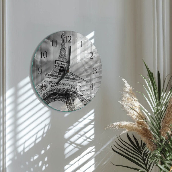 Orologio rotondo Torre Eiffel Parigi