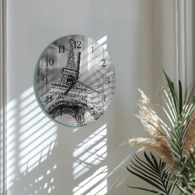 Orologio rotondo Torre Eiffel Parigi