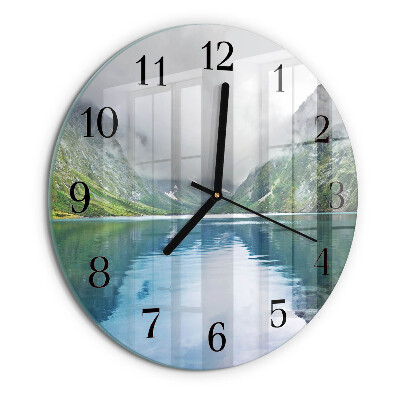 Orologio rotondo Lago di montagna