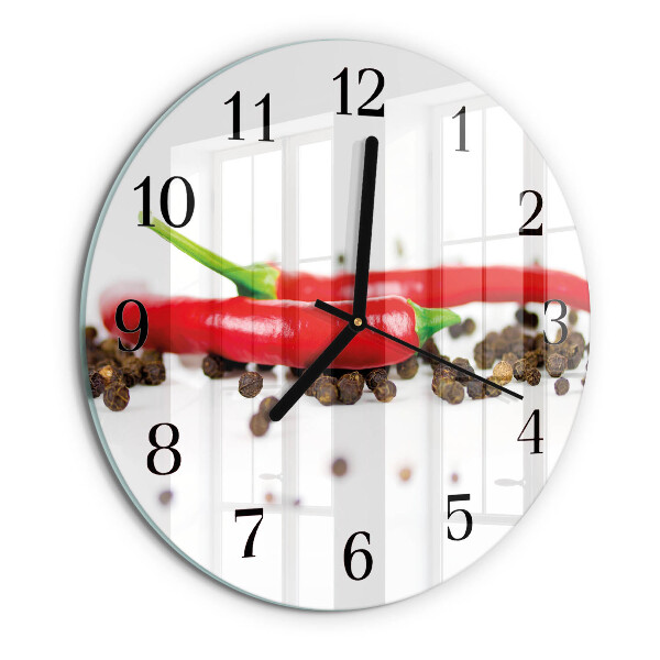 Orologio rotondo Grani di pepe