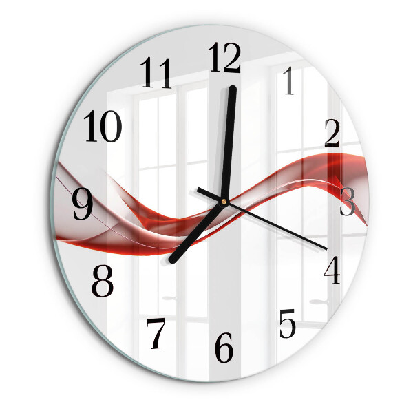 Orologio rotondo Linee astratte