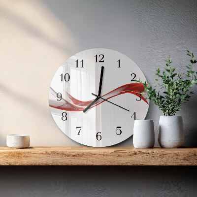Orologio rotondo Linee astratte