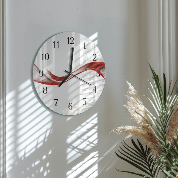 Orologio rotondo Linee astratte
