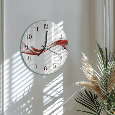 Orologio rotondo Linee astratte