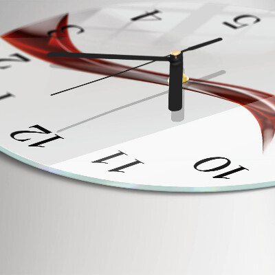 Orologio rotondo Linee astratte