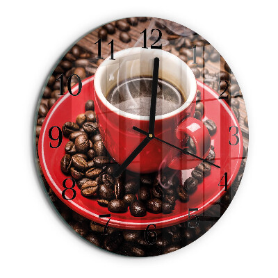Orologio rotondo Tazza di caffè