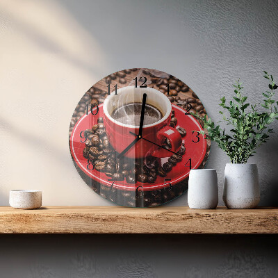 Orologio rotondo Tazza di caffè