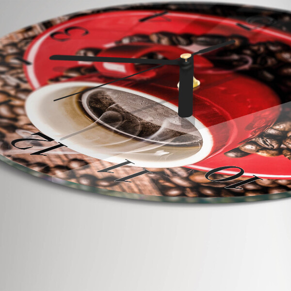 Orologio rotondo Tazza di caffè
