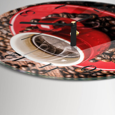 Orologio rotondo Tazza di caffè