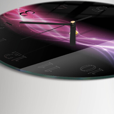 Orologio rotondo Linee astratte