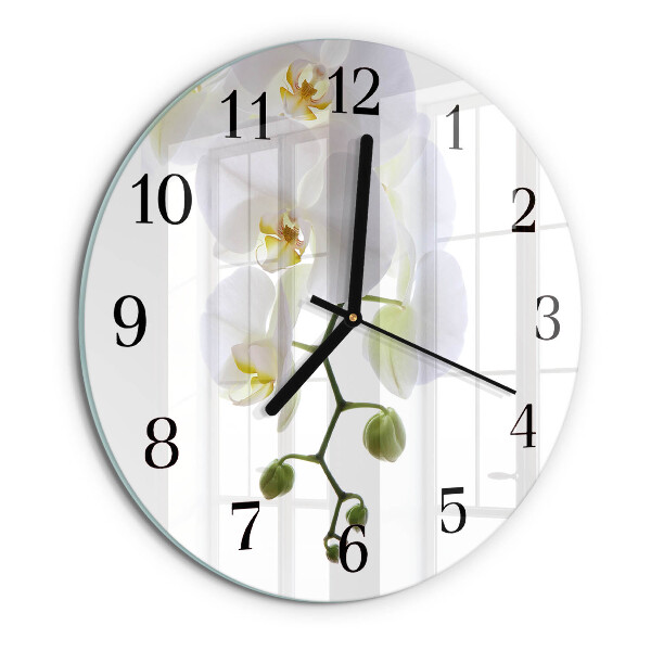 Orologio rotondo Orchidea