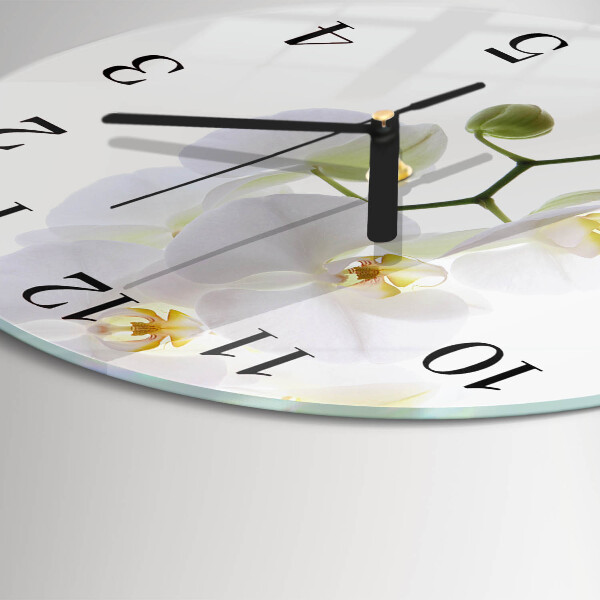Orologio rotondo Orchidea