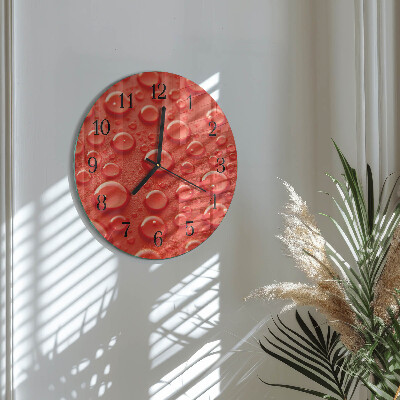 Orologio rotondo Gocce d'acqua