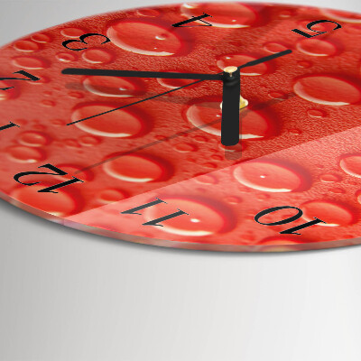 Orologio rotondo Gocce d'acqua