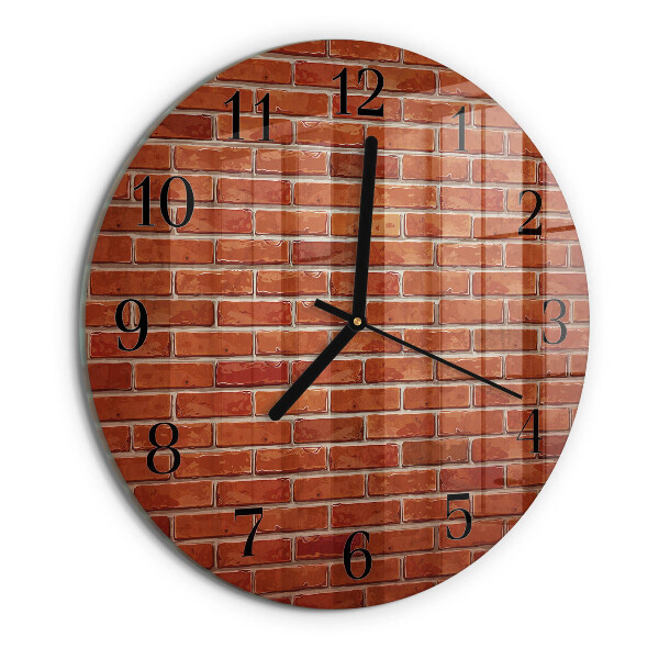 Orologio rotondo Muro di mattoni